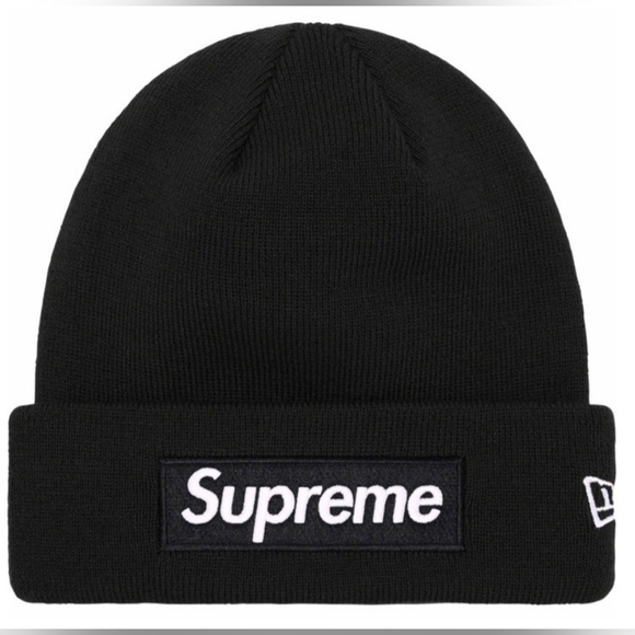 Supreme Accessories Supreme Box Logo Black New Era Beanie Poshmark